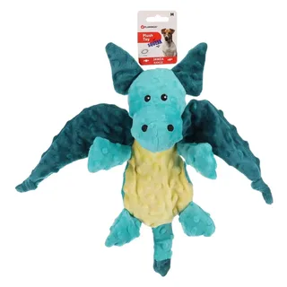 Pluche Draak - Hondenspeelgoed - 25 cm - Blauw by Flamingo in Green – product photo 2 of 3