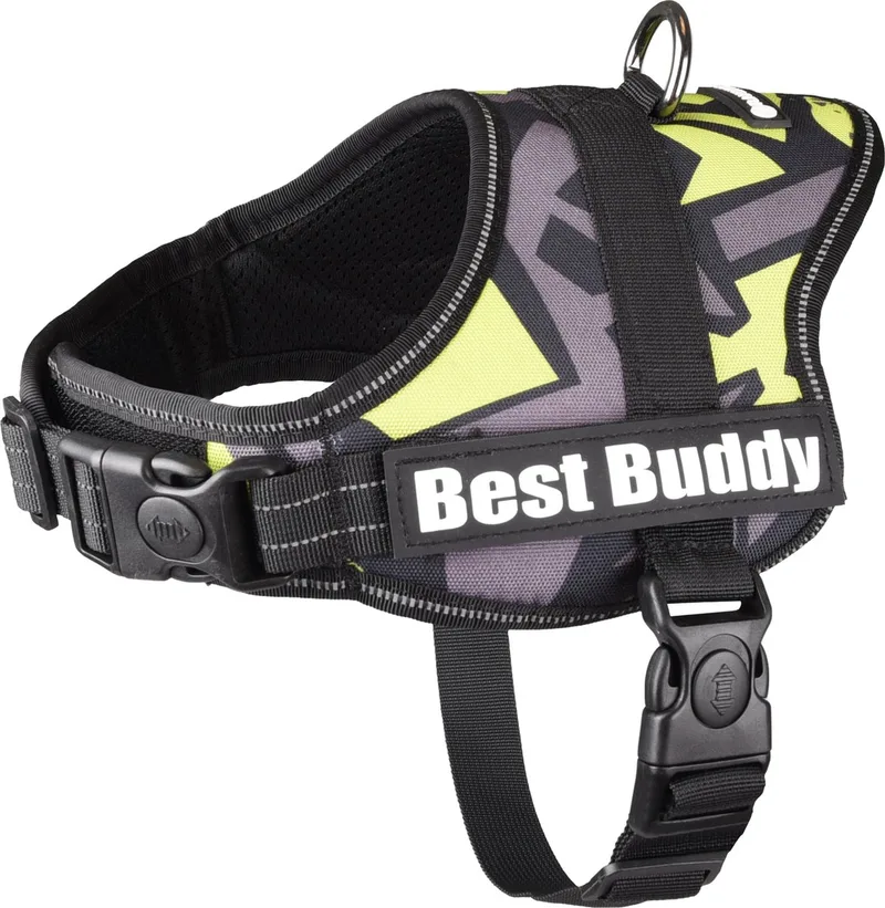Pluto Liberty - Harnas Honden - Harnas Best Buddy Pluto Doodle Xs 40-55cm 25mm - 1st - 122291 - 1st von Flamingo in Grün – Produktfoto