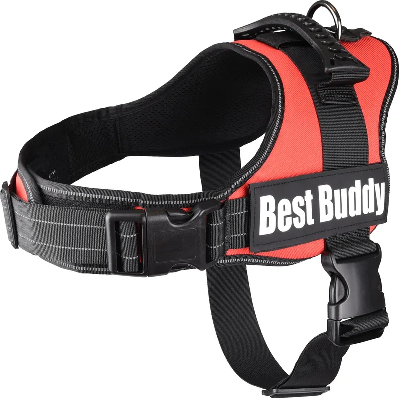 Pluto Liberty - Harnas Honden - Harnas Best Buddy Pluto Xxl 95-130cm 50mm - 1st - 122467 - 1st von Flamingo in Rot – Produktfoto