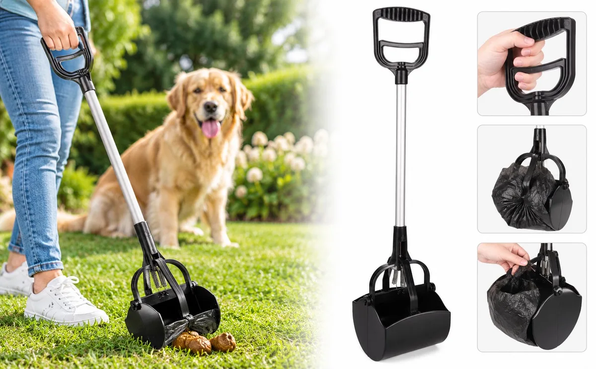 Poepschep hond de Flamingo en Noir – photo produit