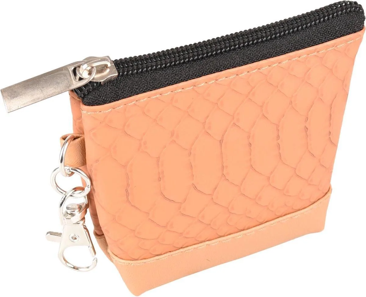 Poepzakhouder Croc Shoppi - 10.5 x 3 x 8.5 cm- Hond - Poepzakjes - Poep van Flamingo in Bruin – productfoto