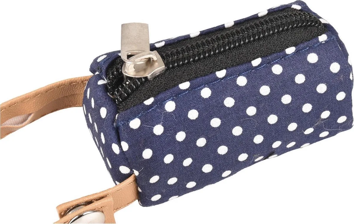 Poepzakhouder Dot Riri - 12.5 x 4.5 x 4.5 cm van Flamingo in Blauw – productfoto
