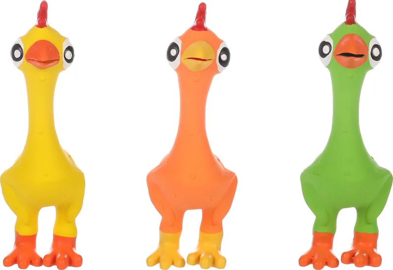 Pokka - Speelgoed Honden - Hs Pokka Latex Kip Assortiment - 1st - 138814 - 1st von Flamingo in Mehrfarbig – Produktfoto