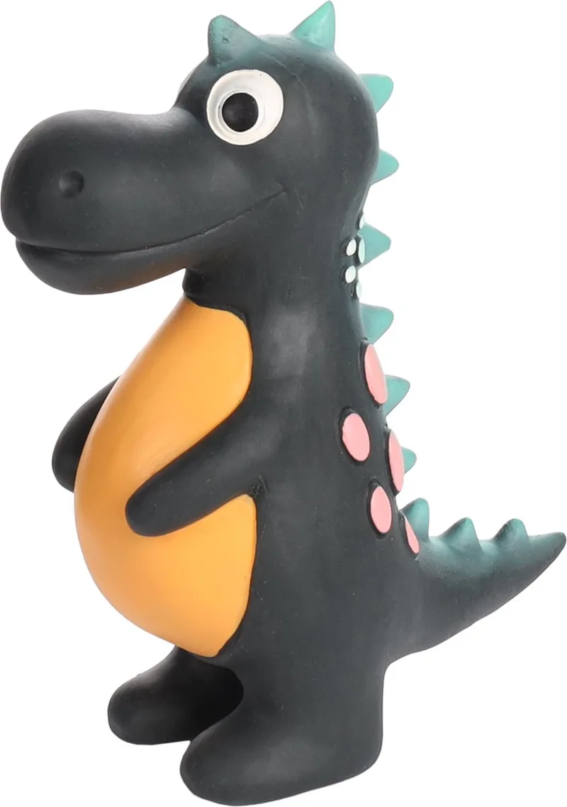 Jouet Pour Chien Puga Latex Dino de Flamingo en Noir – photo produit