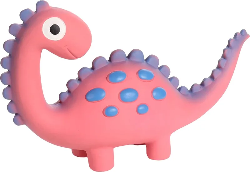 Puga - Speelgoed Honden - Hs Puga Latex Dino L 7,7x25x15cm - 1st - 138504 - 1st by Flamingo in Pink – product photo