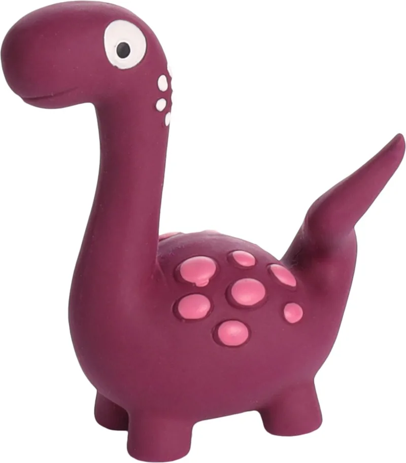 Puga - Speelgoed Honden - Hs Puga Latex Dino S 5x10,5x11,3cm - 1st - 138552 - 1st fra Flamingo i Lilla – produktbillede