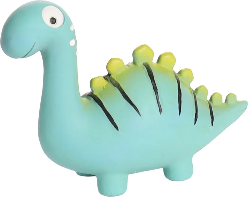 Puga - Speelgoed Honden - Hs Puga Latex Dino S 5x13x9,7cm - 1st - 138560 - 1st von Flamingo in Grün – Produktfoto