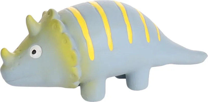 Puga - Speelgoed Honden - Hs Puga Latex Dino S 5x14,8x6cm - 1st - 138723 - 1st von Flamingo in Grau – Produktfoto