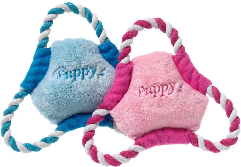 Puppy Frisbee - Hondenspeelgoed von Flamingo in Blau – Produktfoto