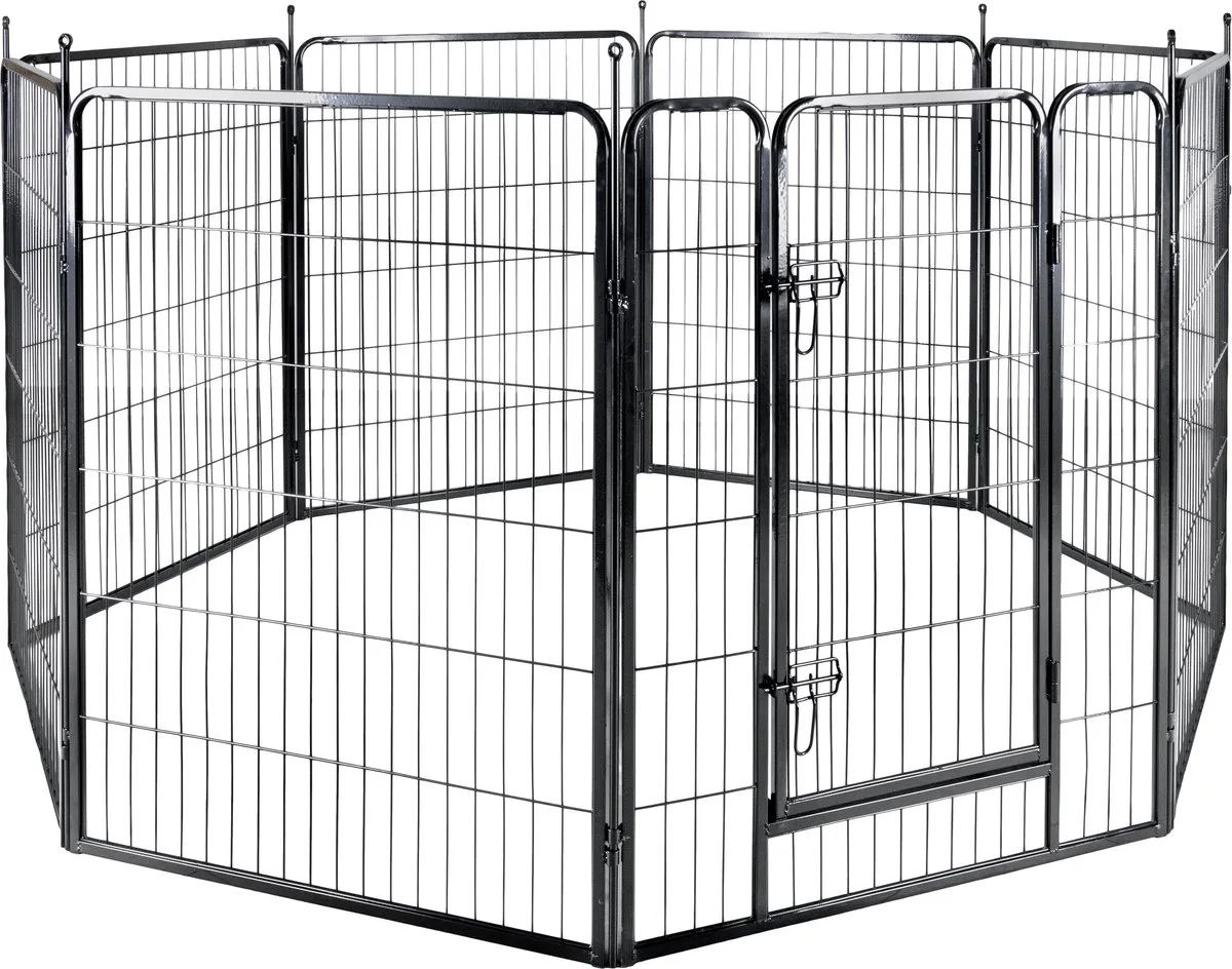 Puppyren ZECTA 205x196x100CM fra Flamingo i Sort – produktbillede