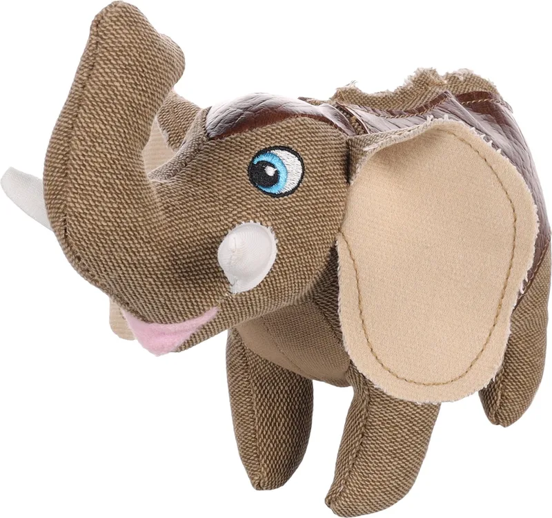 Purza - Speelgoed Honden - Hs Pu Purza Olifant 19x30x21cm - 1st - 136717 - 1st by Flamingo in Brown – product photo
