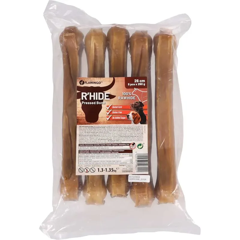 R'hide - Snack Honden - R'hide Been 26cm 5st 1/1,1kg - 5st - 134469 - 5st by Flamingo – product photo 2 of 2