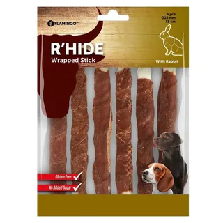 R'hide - Snack Honden - R'hide Staaf Met Konijn 15mm 15cm 6st 180g - 6st by Flamingo – product photo 2 of 2