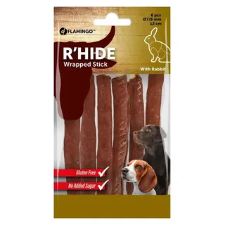 Bâtonnets De Peau De Lapin Crue Pour Chien 70g de Flamingo – photo produit 2 sur 2