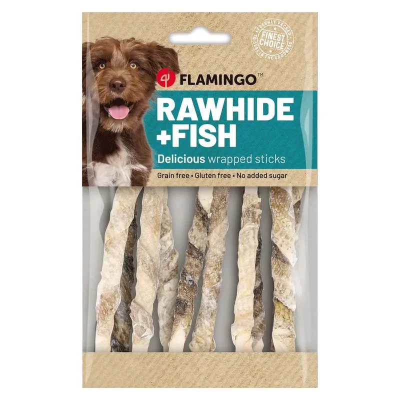 R'hide - Snack Honden - R'hide Staaf Met Vis 85gr - 1st - 138465 - 1st von Flamingo – Produktfoto 2 von 2