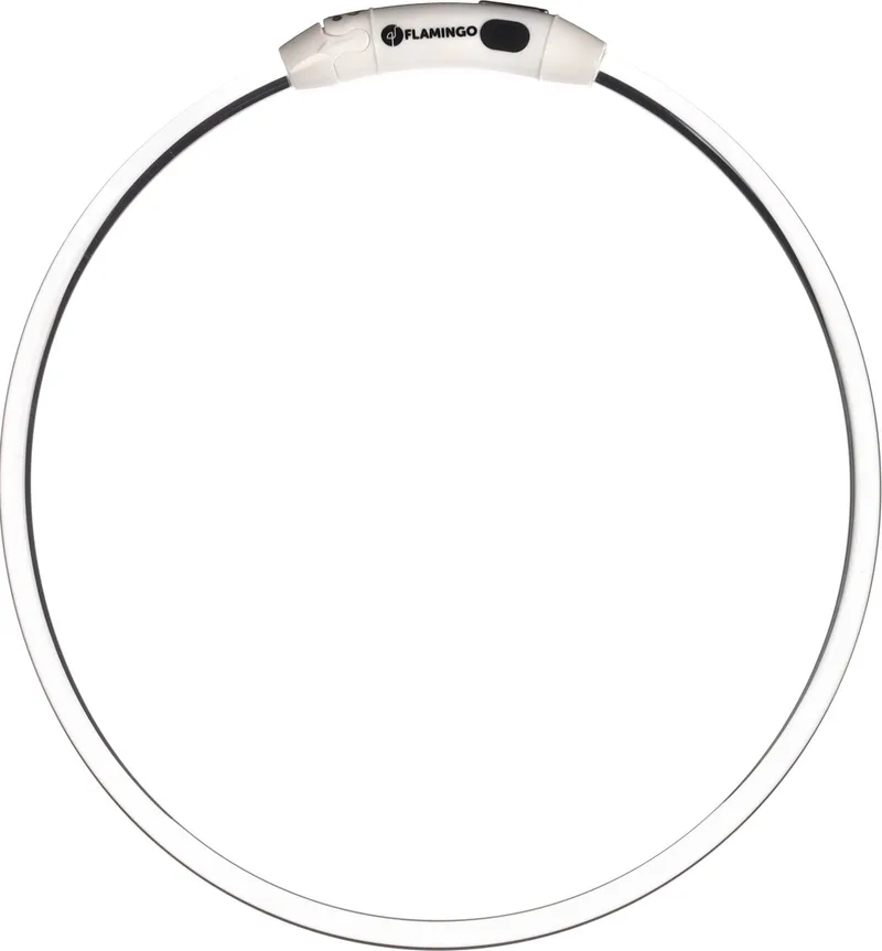 Raina - Halsband Honden - Halsband Led Raina Multicolour 20-63cm 8mm - 1st - 190452 - 1st by Flamingo in White – product photo