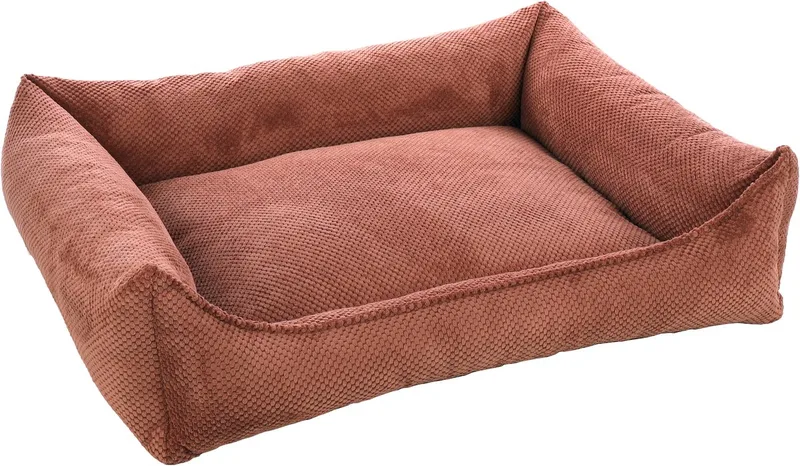 Reno - Mand Honden - Mand Reno Rechthoekig+rits Zalmroze 100x80x25cm - 1st - 138675 - 1st by Flamingo in Pink – product photo