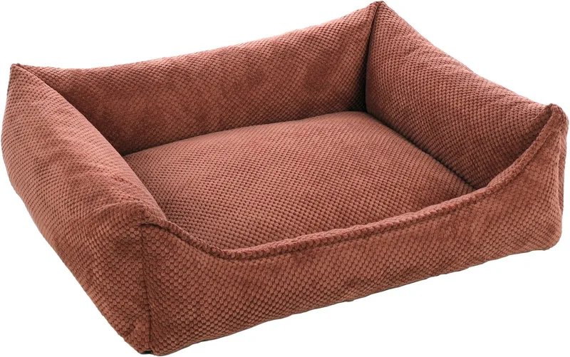 Reno - Mand Honden - Mand Reno Rechthoekig+rits Zalmroze 80x67x22cm - 1st - 138678 - 1st by Flamingo in Pink – product photo
