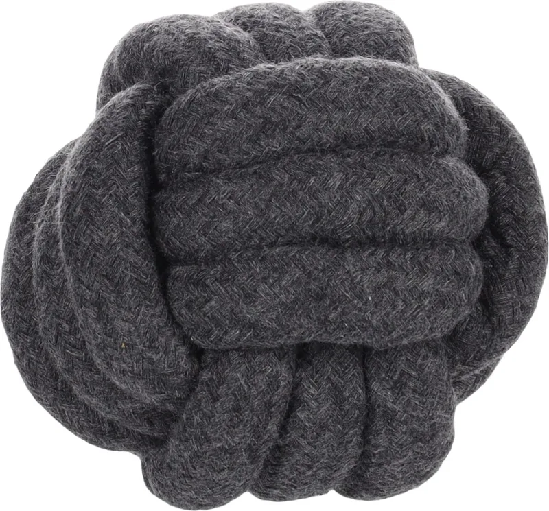 Ringo - Speelgoed Honden - Hs Katoen Ringo Bal 10cm/15mm - 1st - 135223 - 1st by Flamingo in Grey – product photo