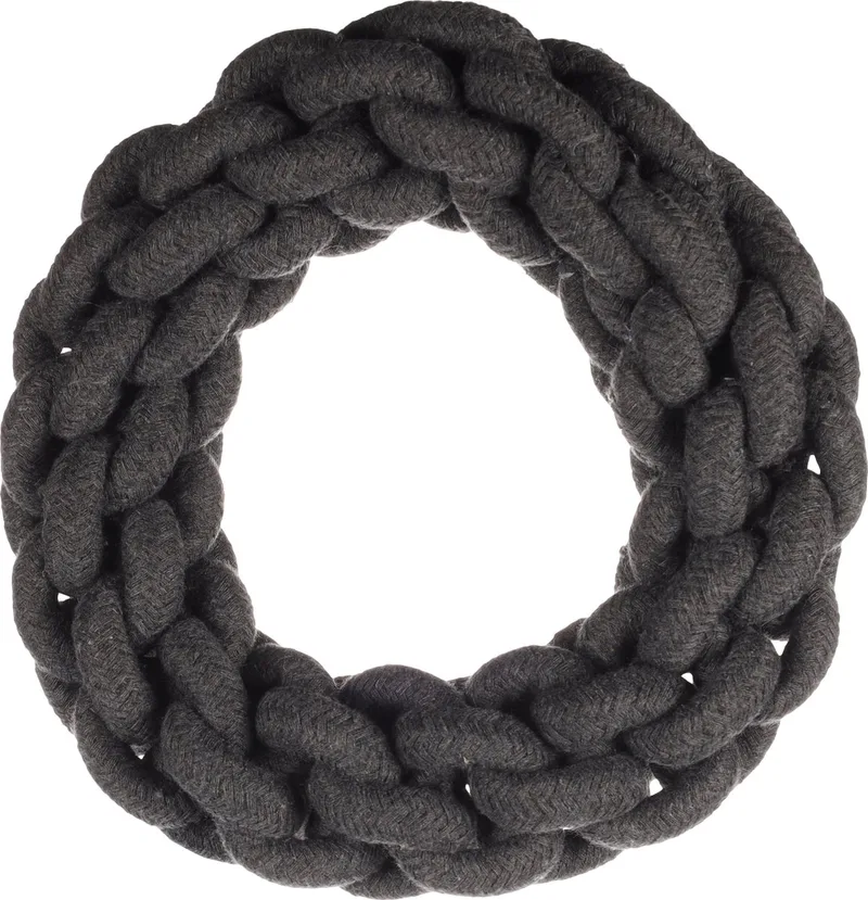 Ringo - Speelgoed Honden - Hs Katoen Ringo Ring 20cm/ 15mm - 1st - 135185 - 1st fra Flamingo i Grå – produktbillede