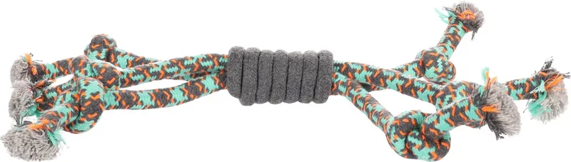 Riva Twist - Speelgoed Honden - Hs Katoen Riva Touw+twist 45cm - 1st - 135177 - 1st von Flamingo in Grün – Produktfoto