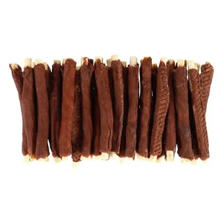 Rohide-kaninchen-umwickelte Sticks Hundesnack 350g de Flamingo – photo produit 1 sur 2