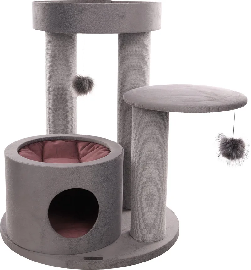 Roselle Hana - Krabpaal Katten - Krabpaal Hana 75x96x95cm - 1st - 136387 - 1st von Flamingo in Grau – Produktfoto
