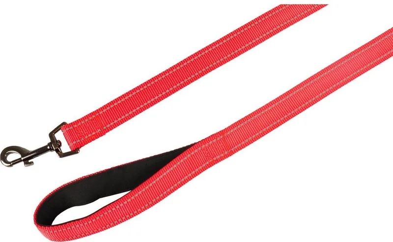 Rover Hondenlijn / Hondenriem - Nylon - Reflecterend - 100 cm x 25 mm by Flamingo in Ultar Red – product photo