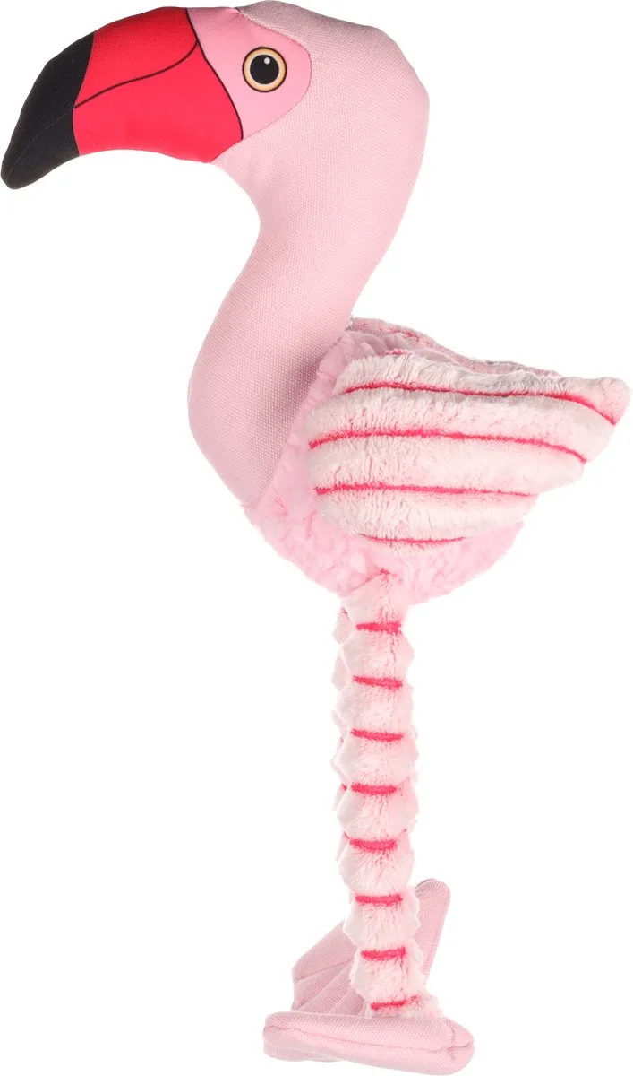 Rozo - Speelgoed Honden - Hs Rozo Flamingo 16x20x35cm - 1st - 136733 - 1st fra Flamingo i Lyserød – produktbillede