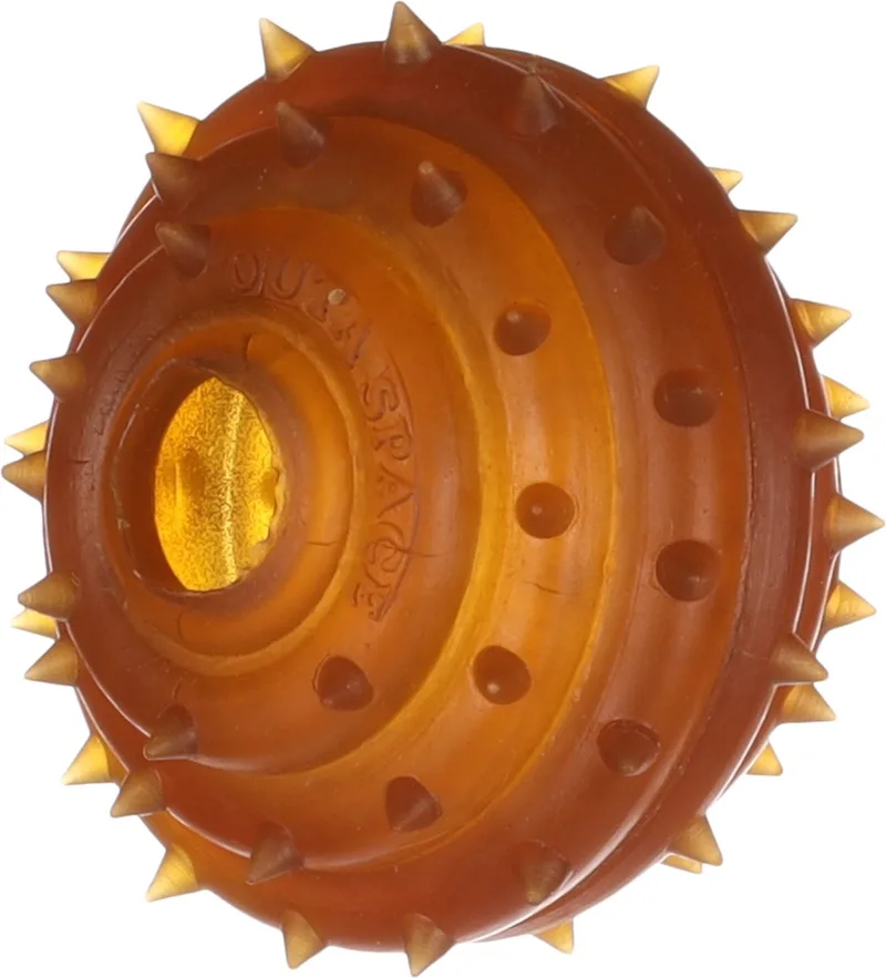 Rubba - Speelgoed Honden - Hs Rubber Rubba Bal Met Stekels 9x9x7cm - 1st - 138008 - 1st by Flamingo in Brown – product photo 1 of 3
