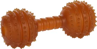 Rubba - Speelgoed Honden - Hs Rubber Rubba Dumbell Met Stekels 12x5x5cm - 1st - 137984 - 1st by Flamingo in Brown – product photo 1 of 3