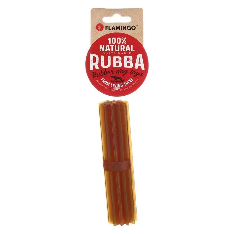 Rubba - Speelgoed Honden - Hs Rubber Rubba Staaf 14,8x3,5x3,5 - 1st by Flamingo in Brown – product photo 2 of 3