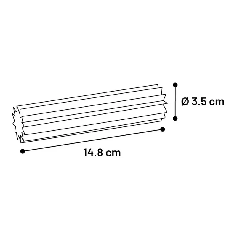 Rubba - Speelgoed Honden - Hs Rubber Rubba Staaf 14,8x3,5x3,5 - 1st by Flamingo in Brown – product photo 3 of 3