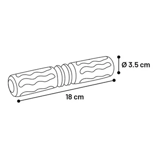 Rubba - Speelgoed Honden - Hs Rubber Rubba Staaf 18x3,5x3,5cm - 1st - 138066 - 1st by Flamingo in Brown – product photo 3 of 3