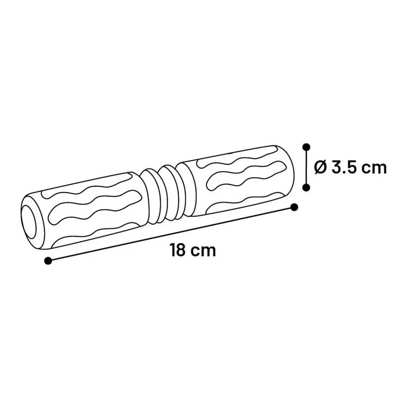 Rubba - Speelgoed Honden - Hs Rubber Rubba Staaf 18x3,5x3,5cm - 1st - 138066 - 1st by Flamingo in Brown – product photo 3 of 3