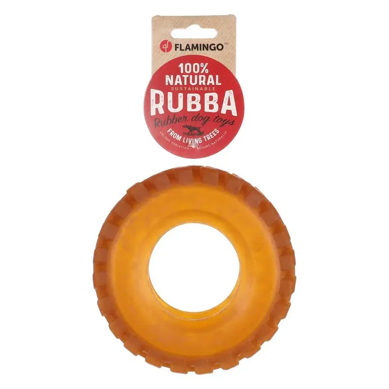 Rubba Wheel Hondenspeeltje von Flamingo – Produktfoto 2 von 3