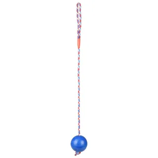 Rubber Bal Met Koord Rood - Hondenspeelgoed - 67 cm - Rood de Flamingo en Rouge – photo produit 2 sur 3
