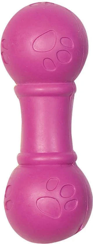 Rubber Squeaky - Hondenspeelgoed - 10 cm - Roze by Flamingo in Willekeurig – product photo 1 of 4