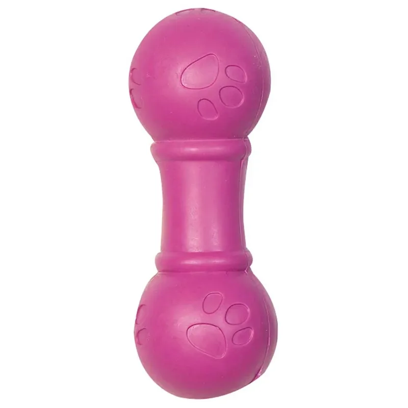 Rubber Squeaky - Hondenspeelgoed - 10 cm - Roze by Flamingo in Willekeurig – product photo 2 of 4
