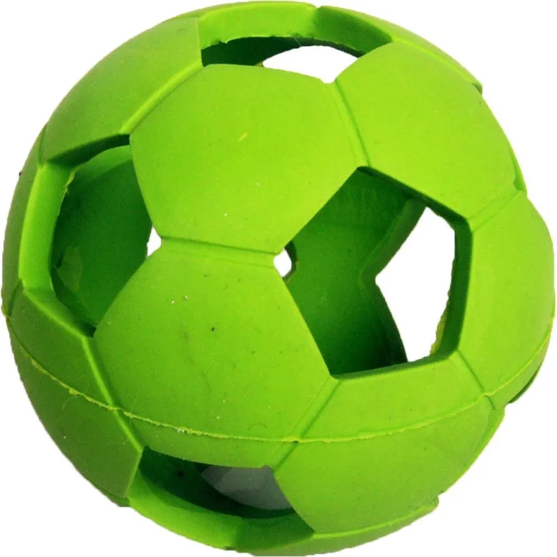 Rubber Voetbal - Hondenspeelgoed - 6 cm - Rood van Flamingo in Willekeurig – productfoto