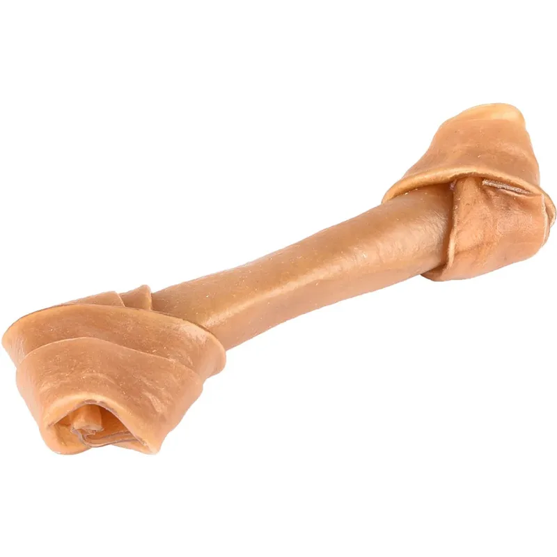 Runderhuid Geknoopt Bot Hondensnack 90-100g de Flamingo – photo produit