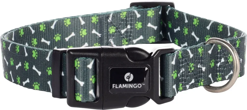 Safia - Halsband Honden - Halsband Safia L 45-65cm 25mm - 1st - 127903 - 1st de Flamingo en Vert – photo produit