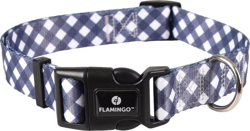 Salome - Halsband Honden - Halsband Salome Grijs/wit L 45-65cm 25mm - 1st - 127938 - 1st by Flamingo in Multicolour – product photo