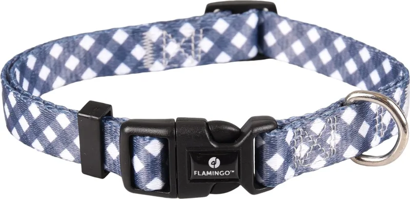 Salome - Halsband Honden - Halsband Salome Grijs/wit S 30-45cm 15mm - 1st - 127869 - 1st fra Flamingo i Flerfarvet – produktbillede