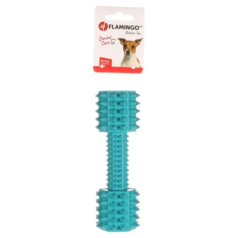 Scrum Dumbbell Hondenspeeltje Geassorteerd by Flamingo – product photo 5 of 6