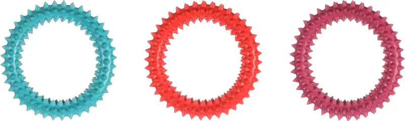 Scrum - Speelgoed Honden - Hs Rubber Scrum Ring 15cm Assortiment - 1st - 136232 - 1st von Flamingo in Mehrfarbig – Produktfoto