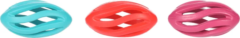Scrum - Speelgoed Honden - Hs Rubber Scrum Rugby S 11x5,5x5,5cm Assortiment - 1st - 210789 - 1st by Flamingo in Multicolour – product photo