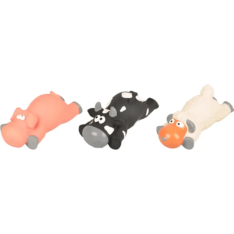 Sheep/pig/cow Hondenspeeltje Geassorteerd de Flamingo – photo produit
