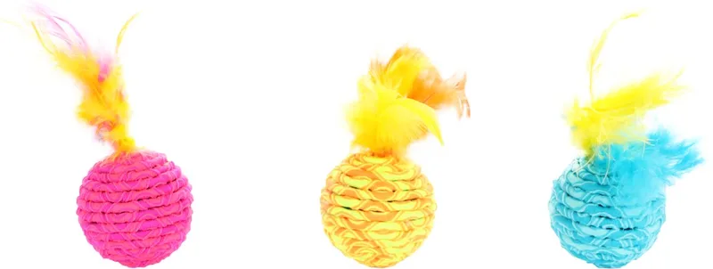 Jouet Pour Chat Shuka Ball Assorti de Flamingo en Multicolore – photo produit