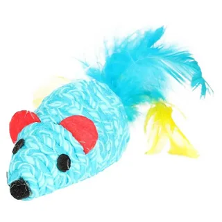 Shuka - Speelgoed Katten - Ps Shuka Muis Met Pluim Assortiment - 1st - 129176 - 1st by Flamingo in Multicolour – product photo 4 of 6